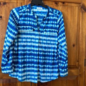 Calvin Klein Tye-Dye Style Shirt Size L